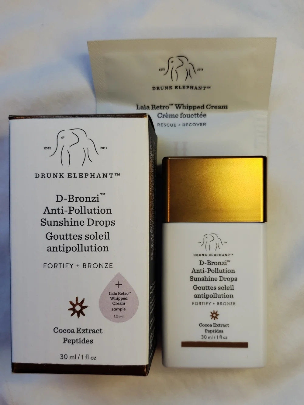 Drunk Elephant D-Bronzi Anti-Pollution Sunshine Drops  1 oz  30 ml Full Size